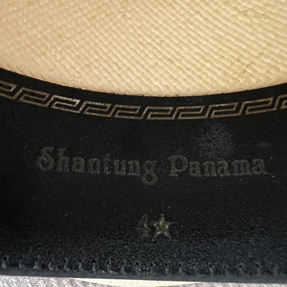 Vintage Bailey Cowboy Hat Western 7 5/8 61 Shantung Panama Straw U-Rollit USA - Picture 14 of 16